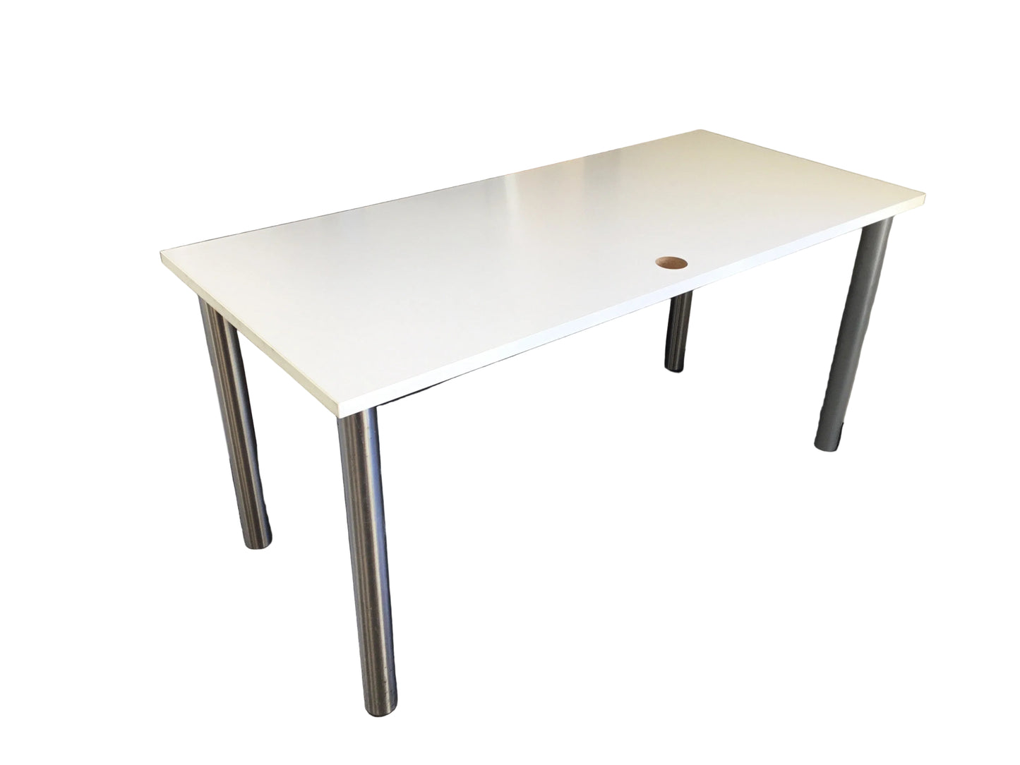 White Straight Desk 1500mm
