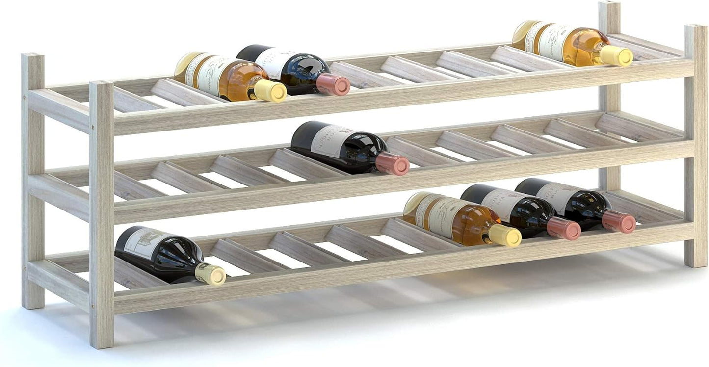 Holger 30 Bottle Wine Rack - Dusk Grey