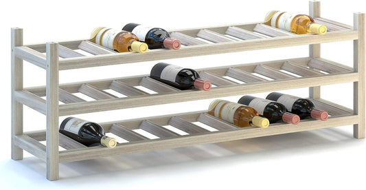 Holger 30 Bottle Wine Rack - Dusk Grey