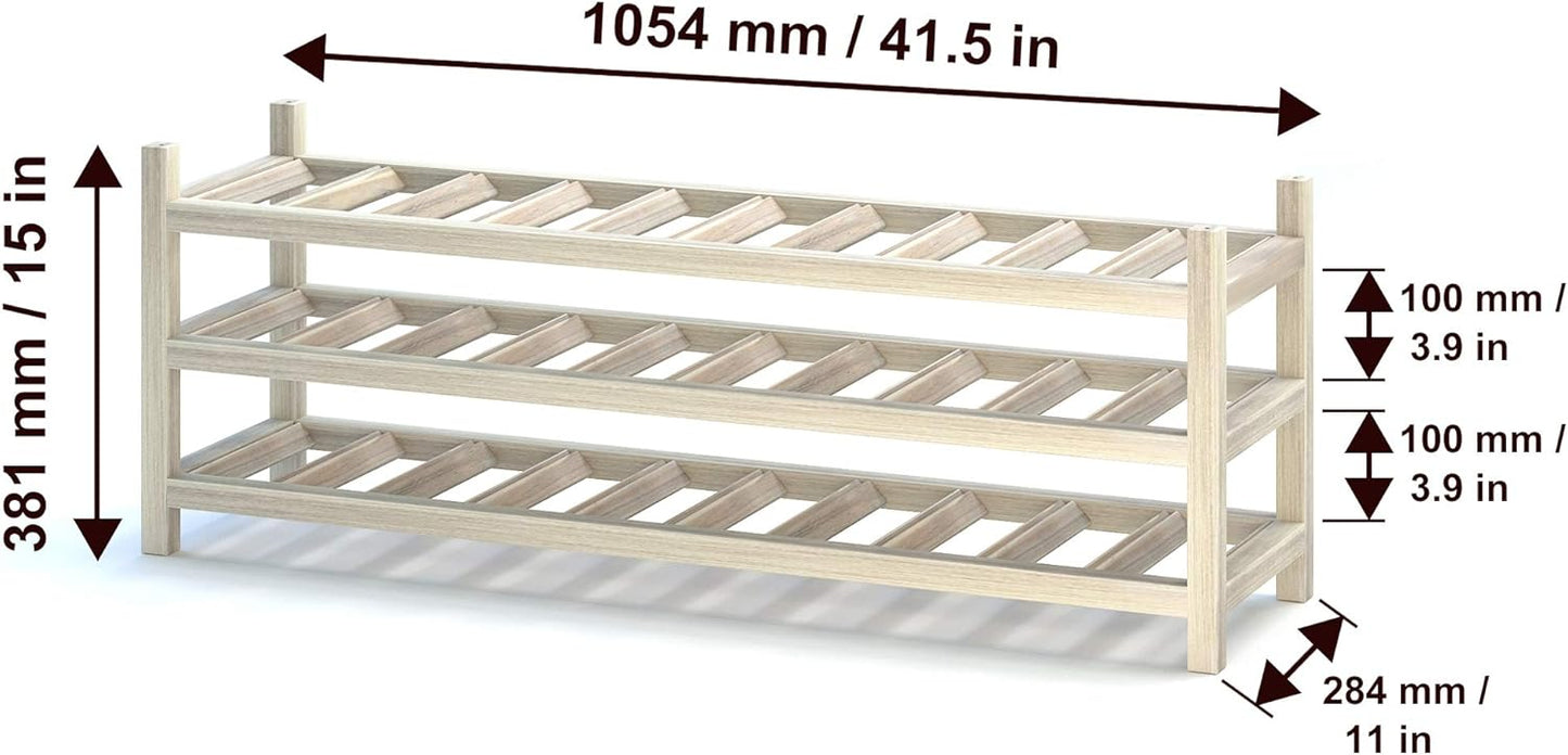 Holger 30 Bottle Wine Rack - Dusk Grey