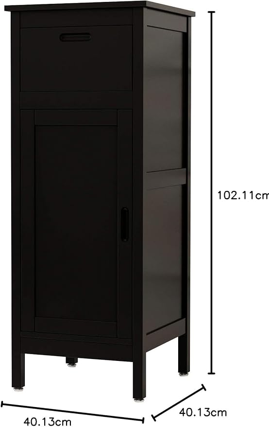 INTERBUILD Bathroom Cabinet Anthracite-Black