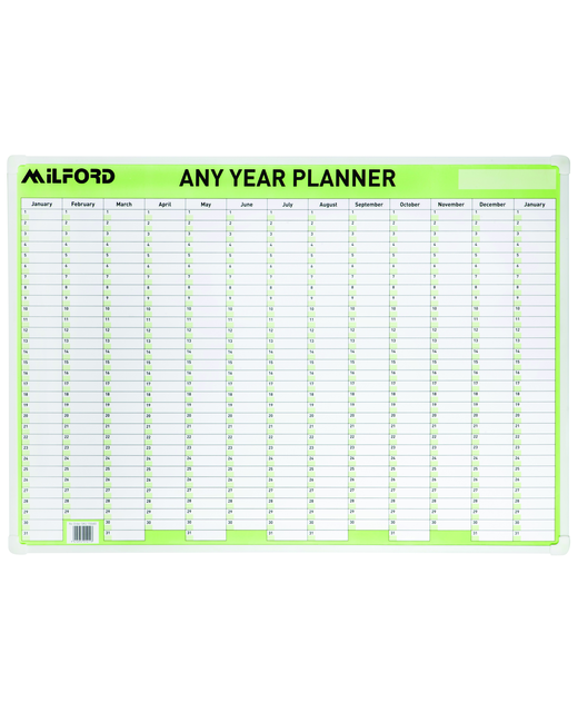 Any Year Laminated Planner