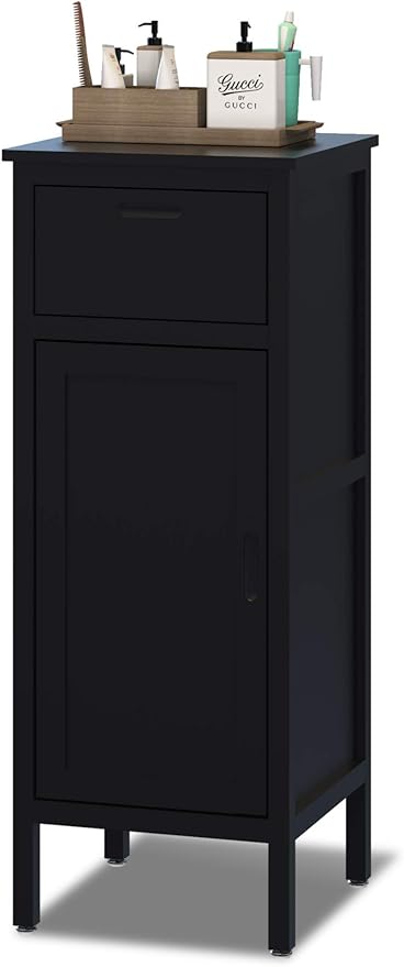 INTERBUILD Bathroom Cabinet Anthracite-Black