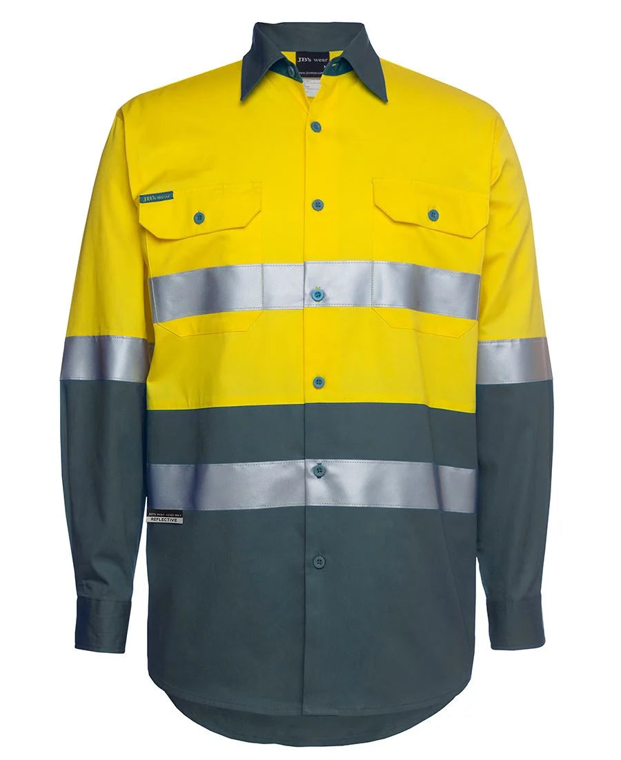 JB's Wear Hi-Vis Long Sleeve - Yellow [L]