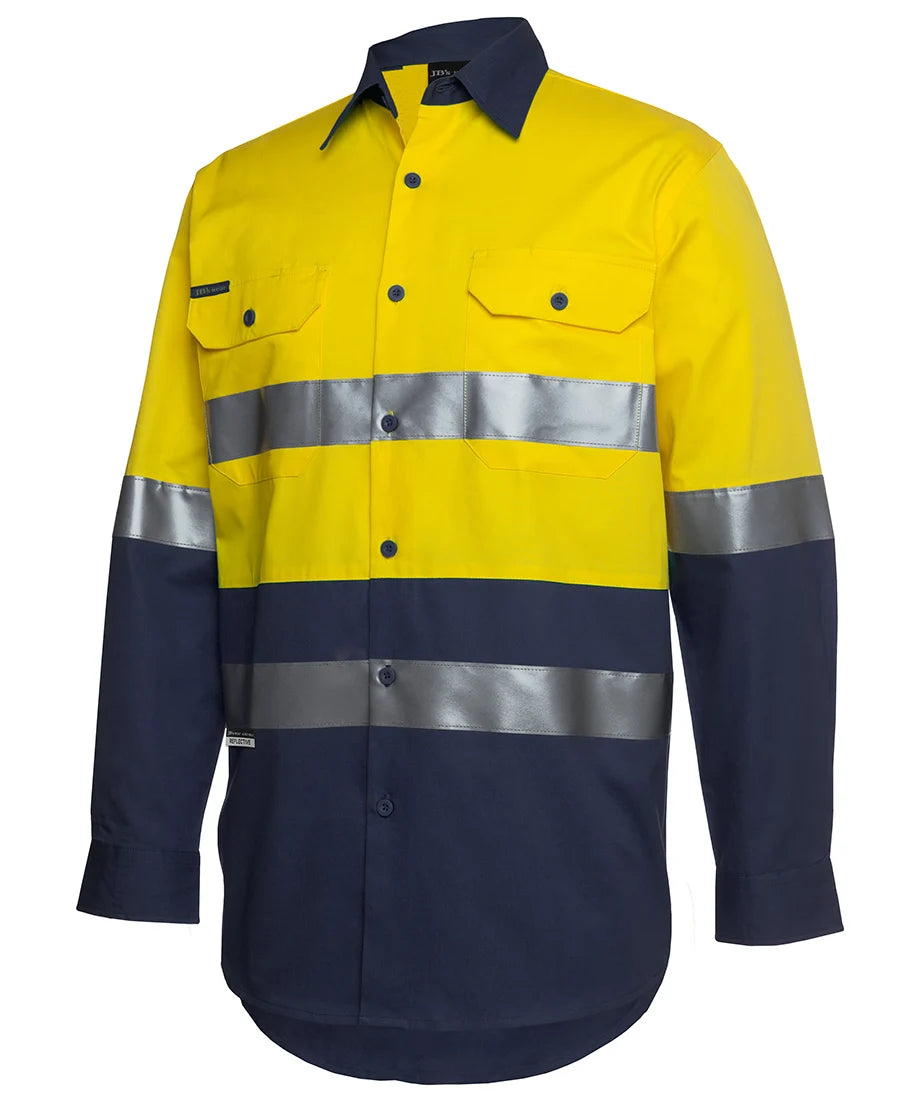 JB's Wear Hi-Vis Long Sleeve - Yellow [L]