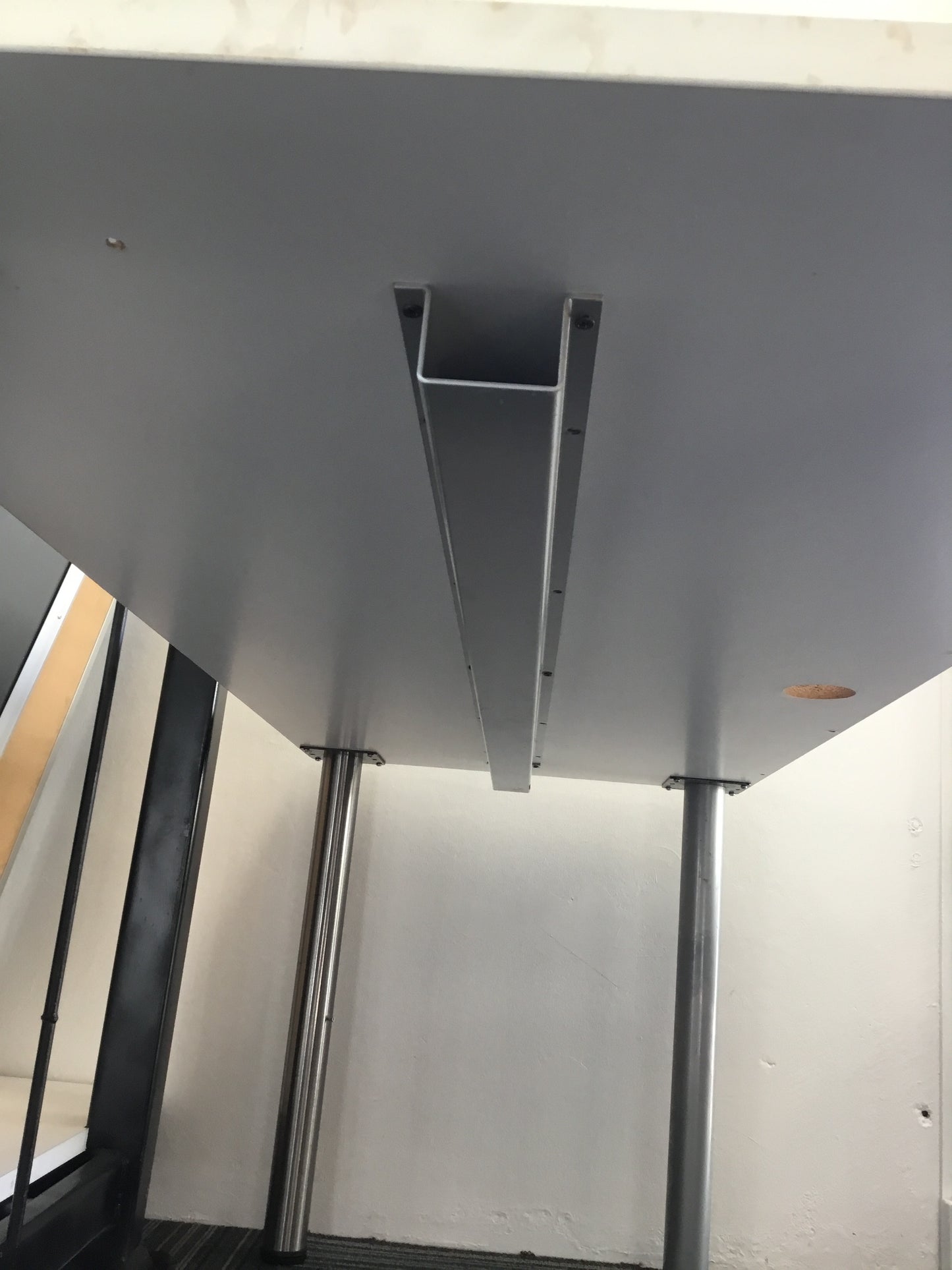 White Straight Desk 1500mm