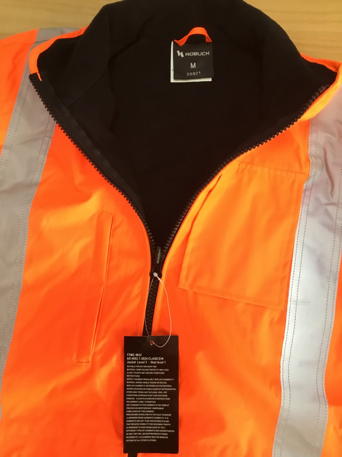 Robuck Milford TTMC-W23 Jacket Orange/Black