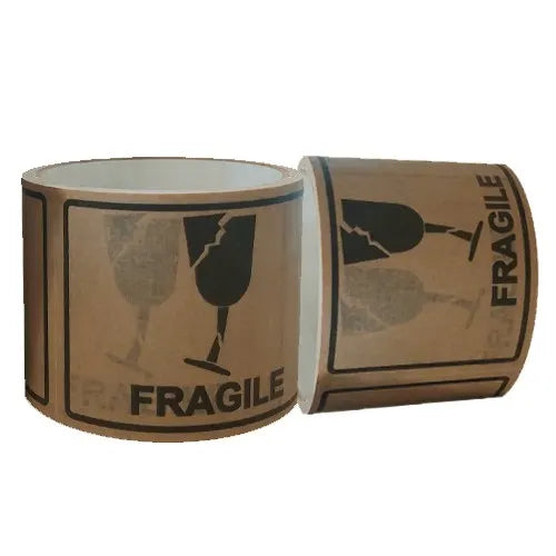 Paper Fragile Labels 500/Roll