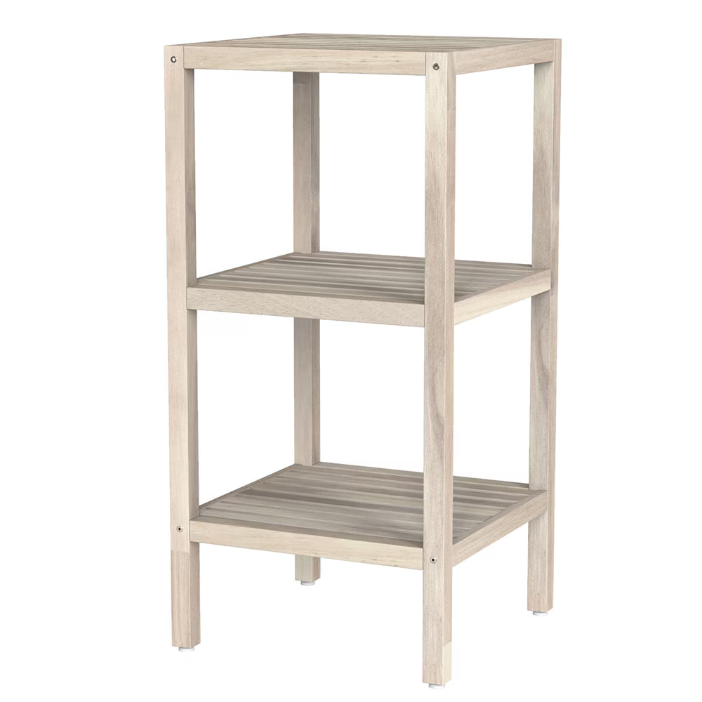 Holger Organic White 3 Tier Shelf