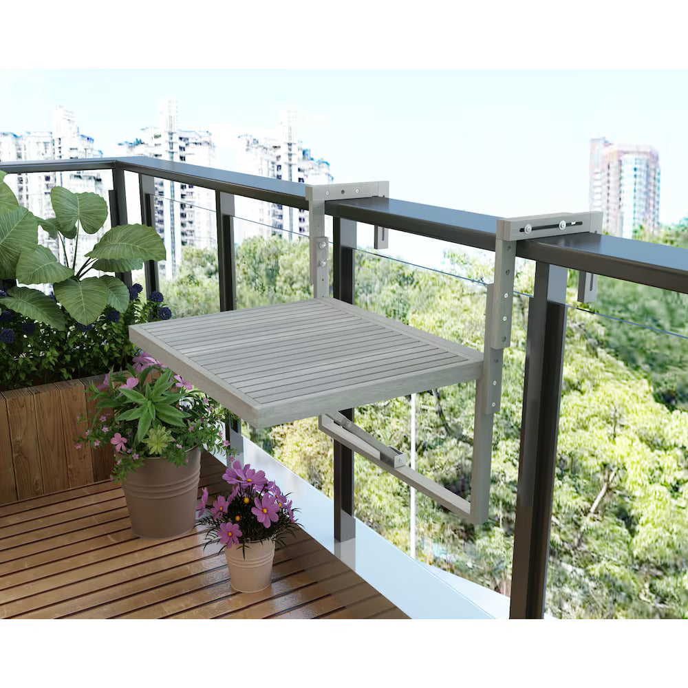 INTERBUILD Toronto Balcony Table - Dusk Grey