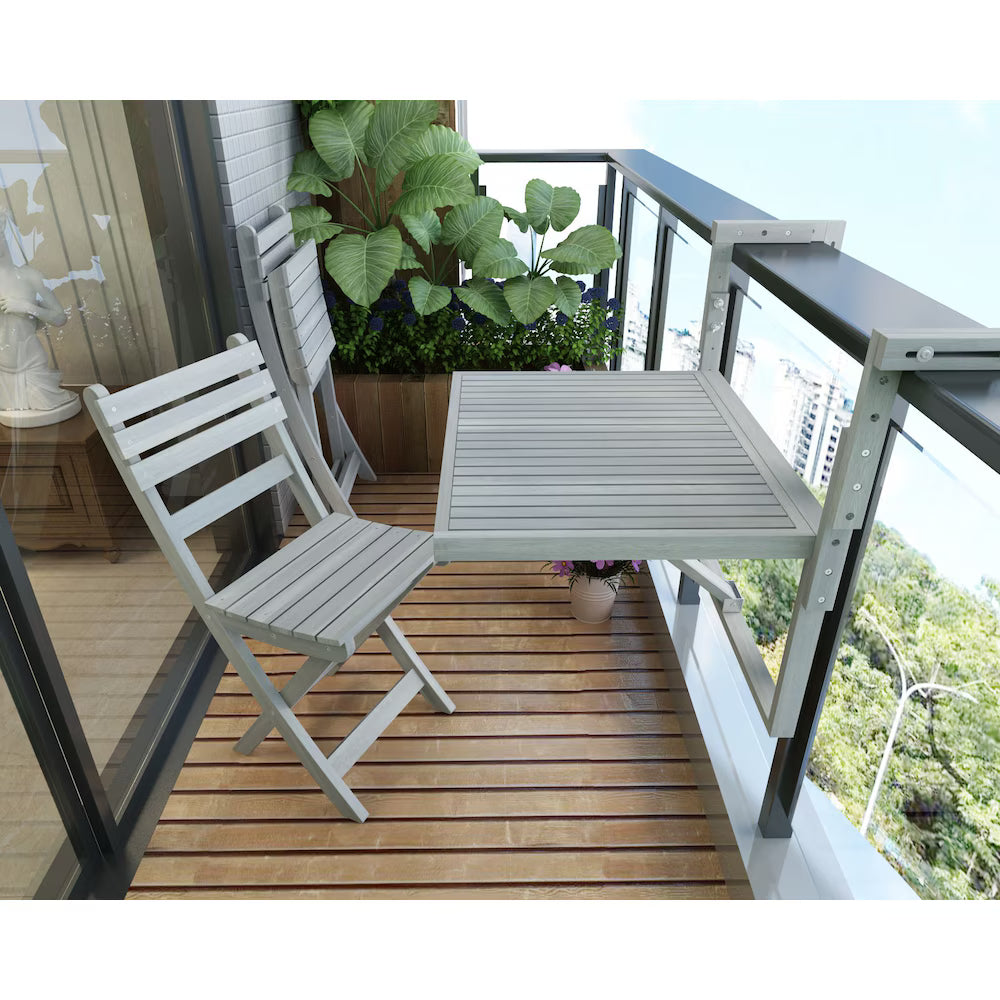 INTERBUILD Toronto Balcony Table - Dusk Grey