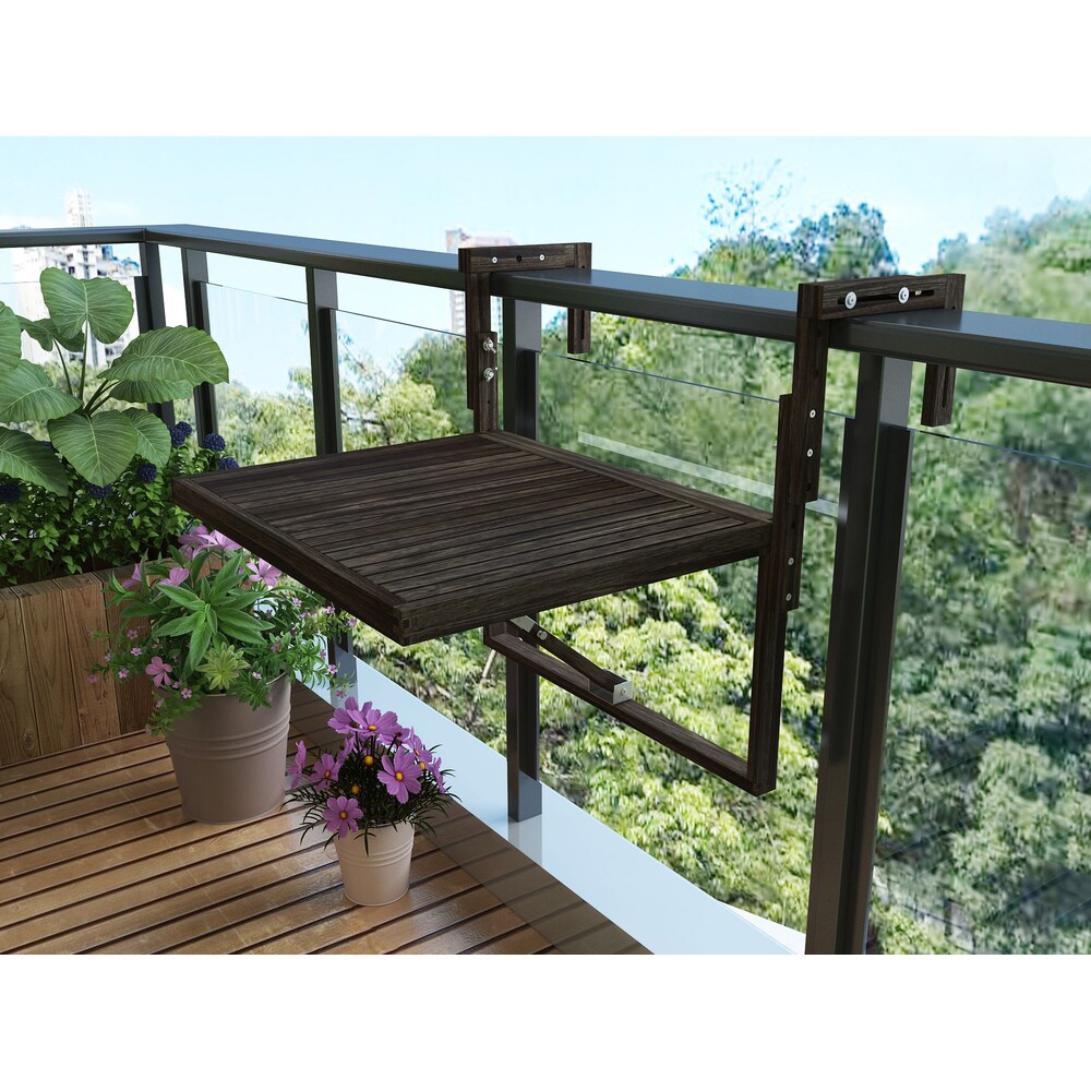 INTERBUILD Toronto Balcony Table - Espresso