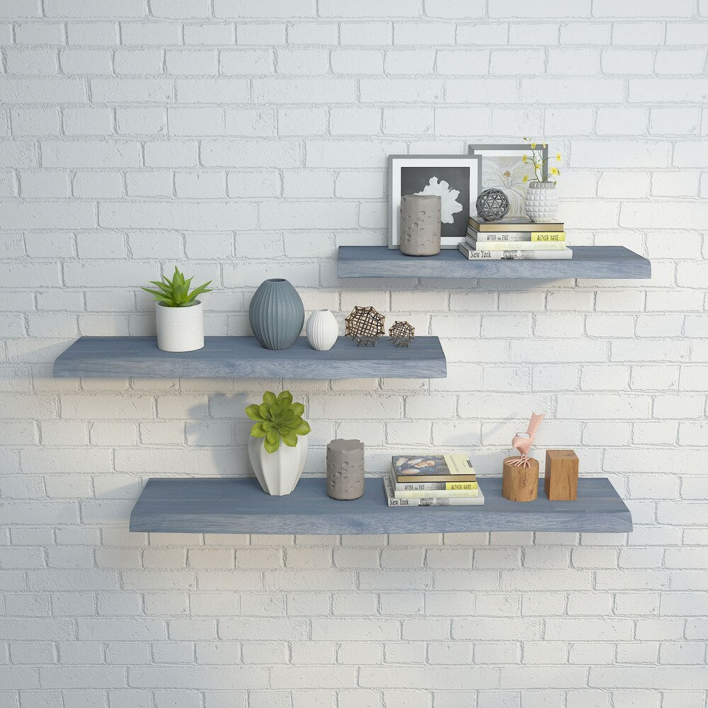 Acacia Afloat Wall Shelf 700mmW - Dusk Grey