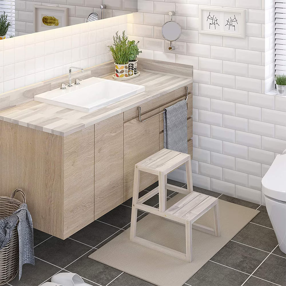 Holger Organic White Step Stool