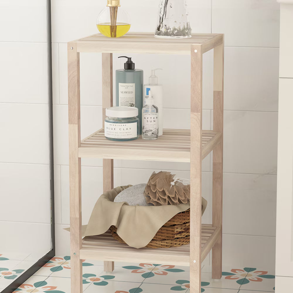 Holger Organic White 3 Tier Shelf