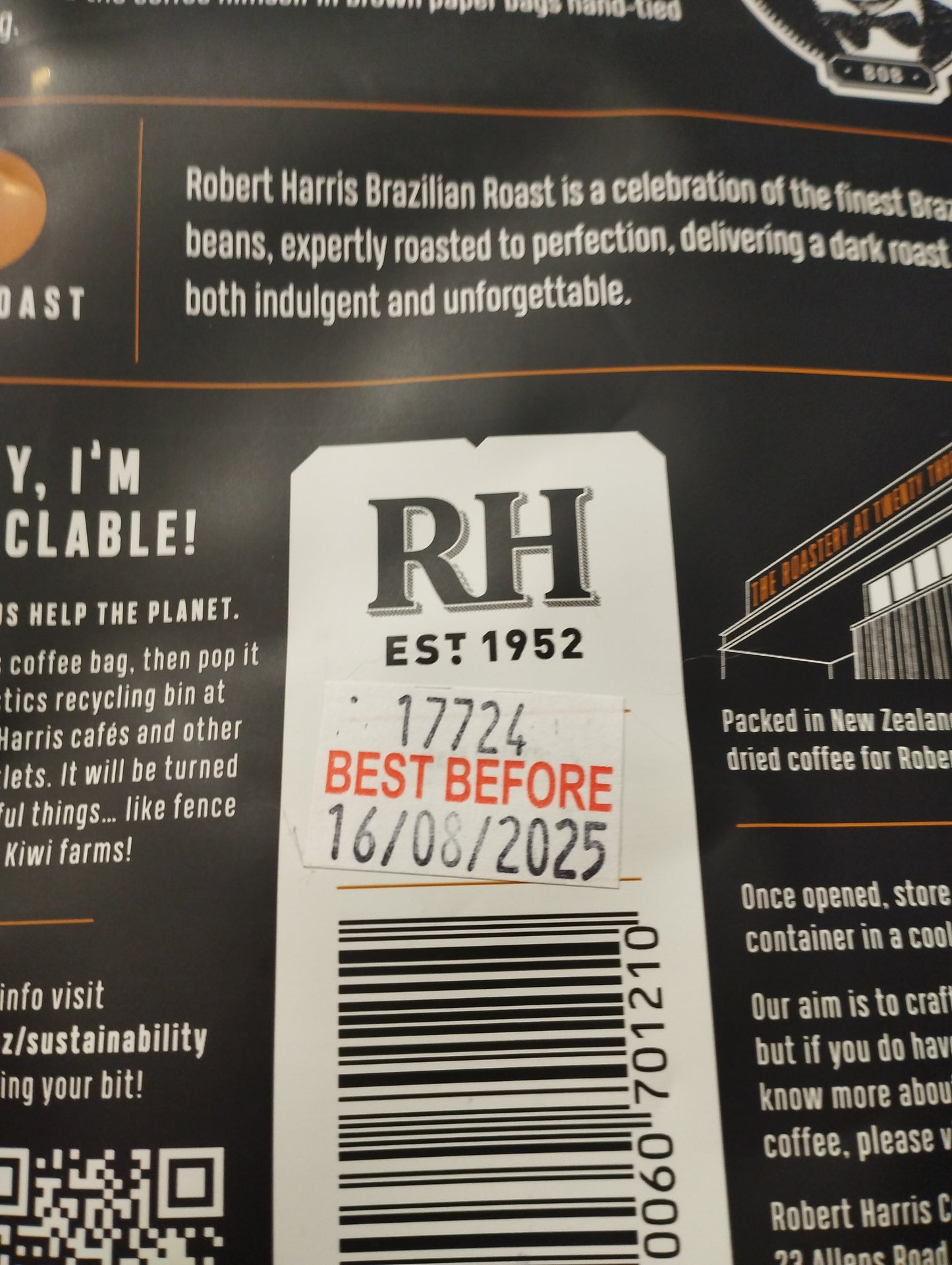Robert Harris Instant Coffee- Brazilian