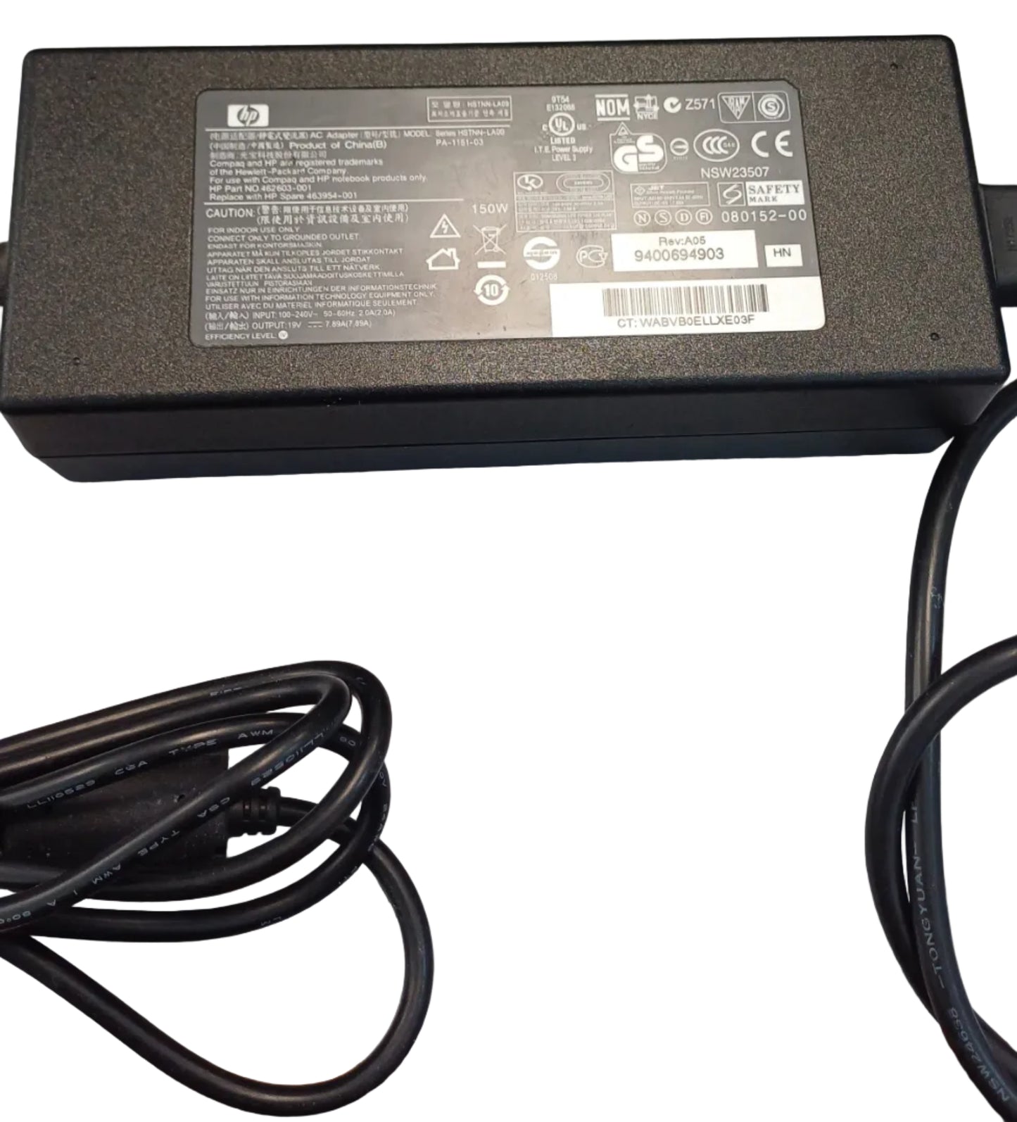 HP Power Adaptor-model series HSTNN-LA09