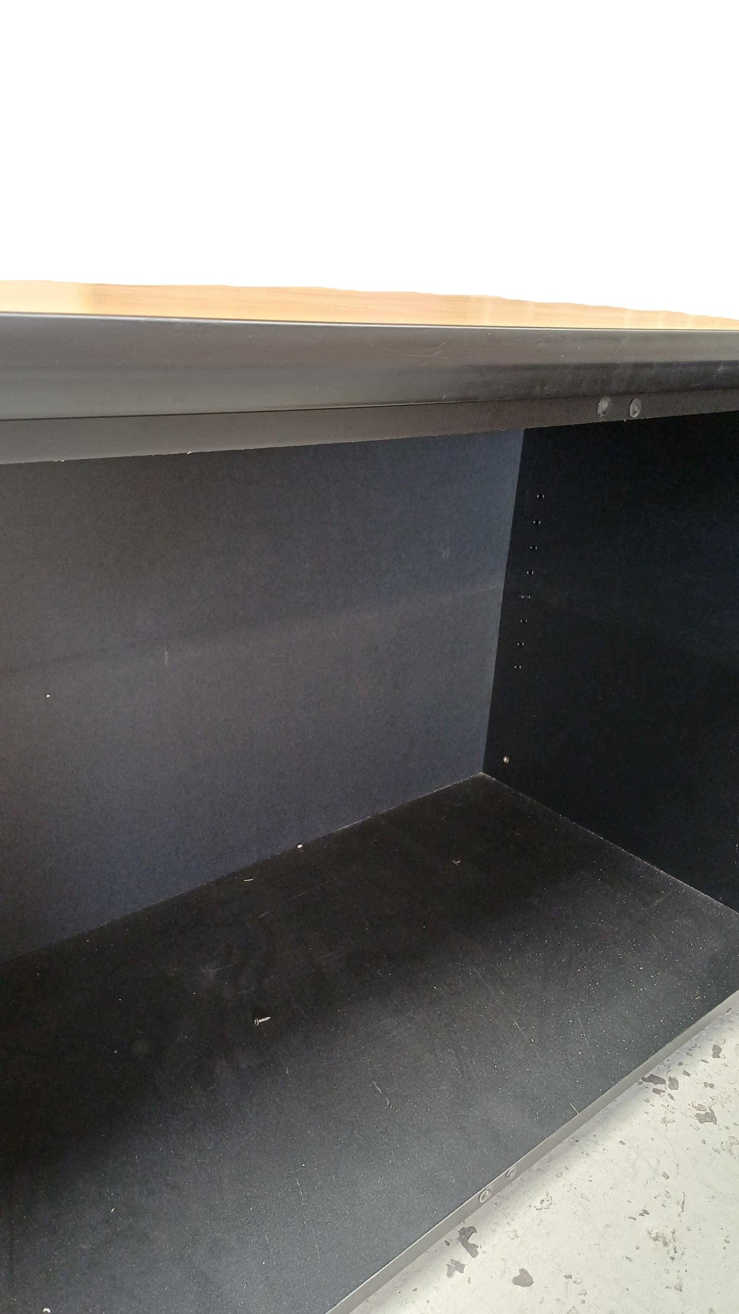 Black Cabinet with Cupboards