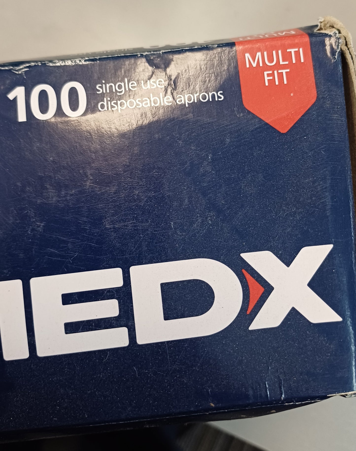 MED X polyethylene single use disposable aprons