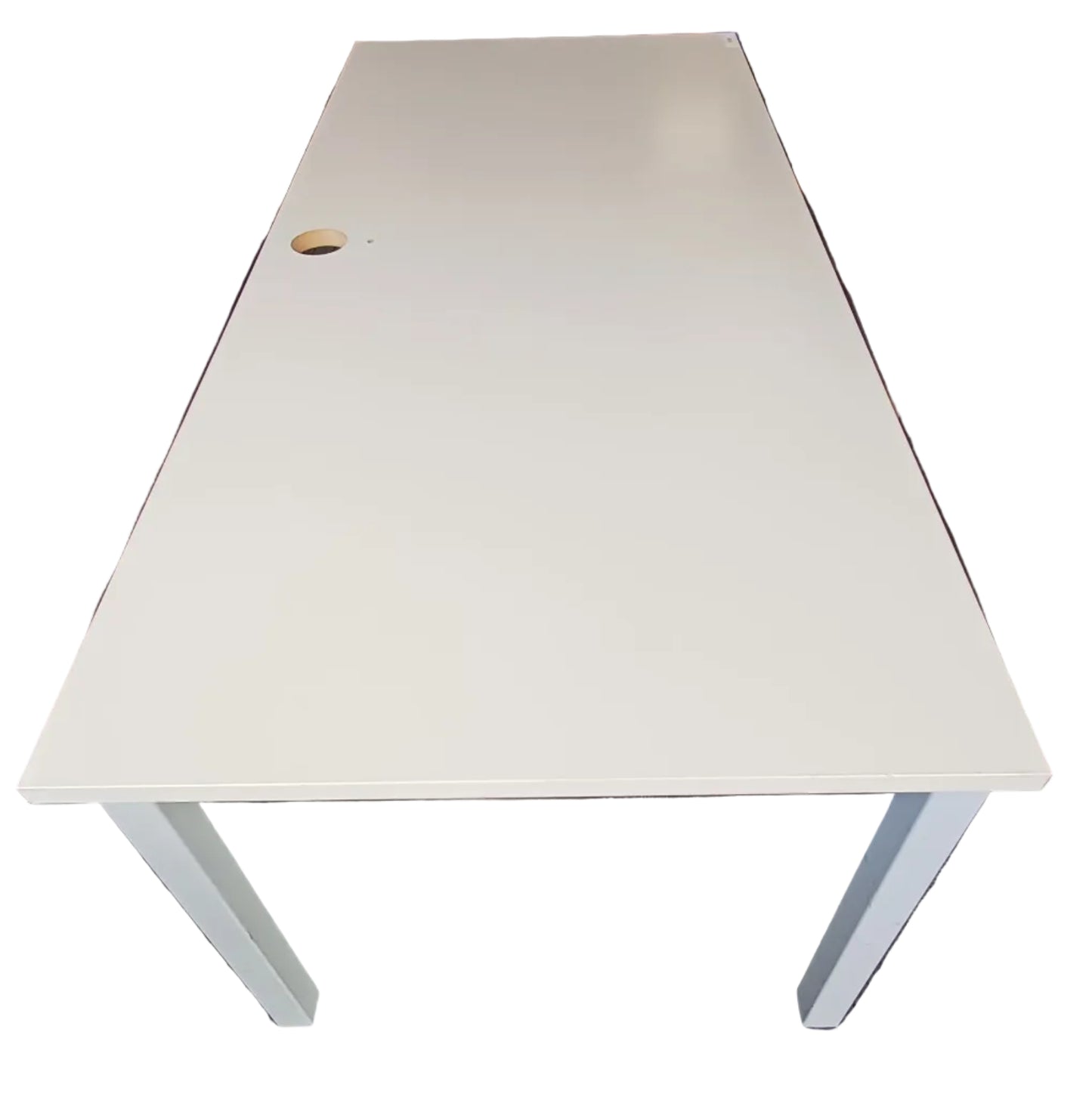 White Straight Desk 1 - 1800mm