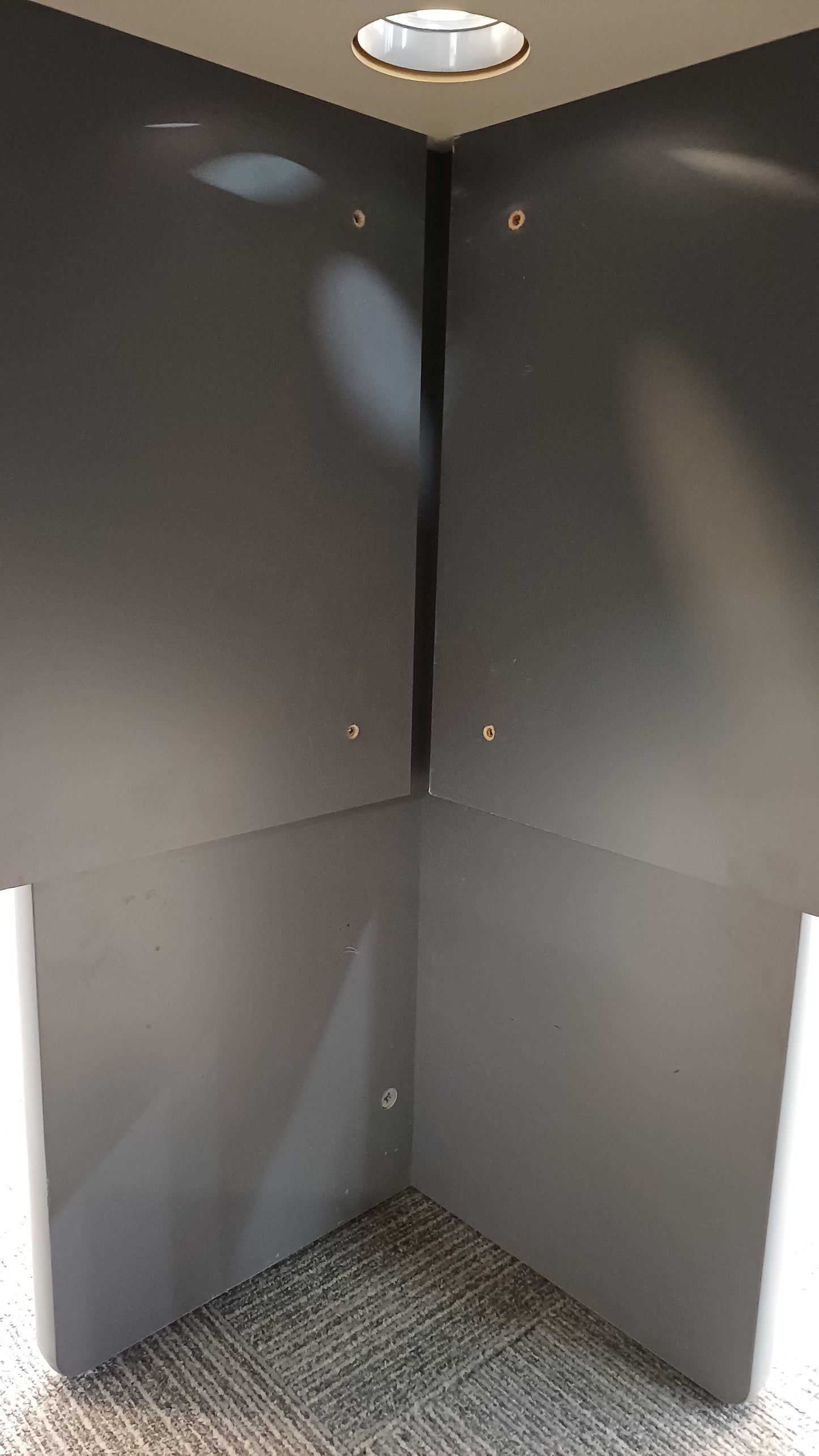 White L Shape Desk