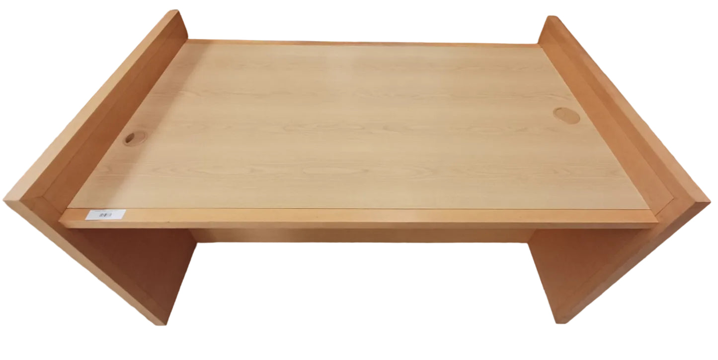 Wooden Brown Straight Desk (1)