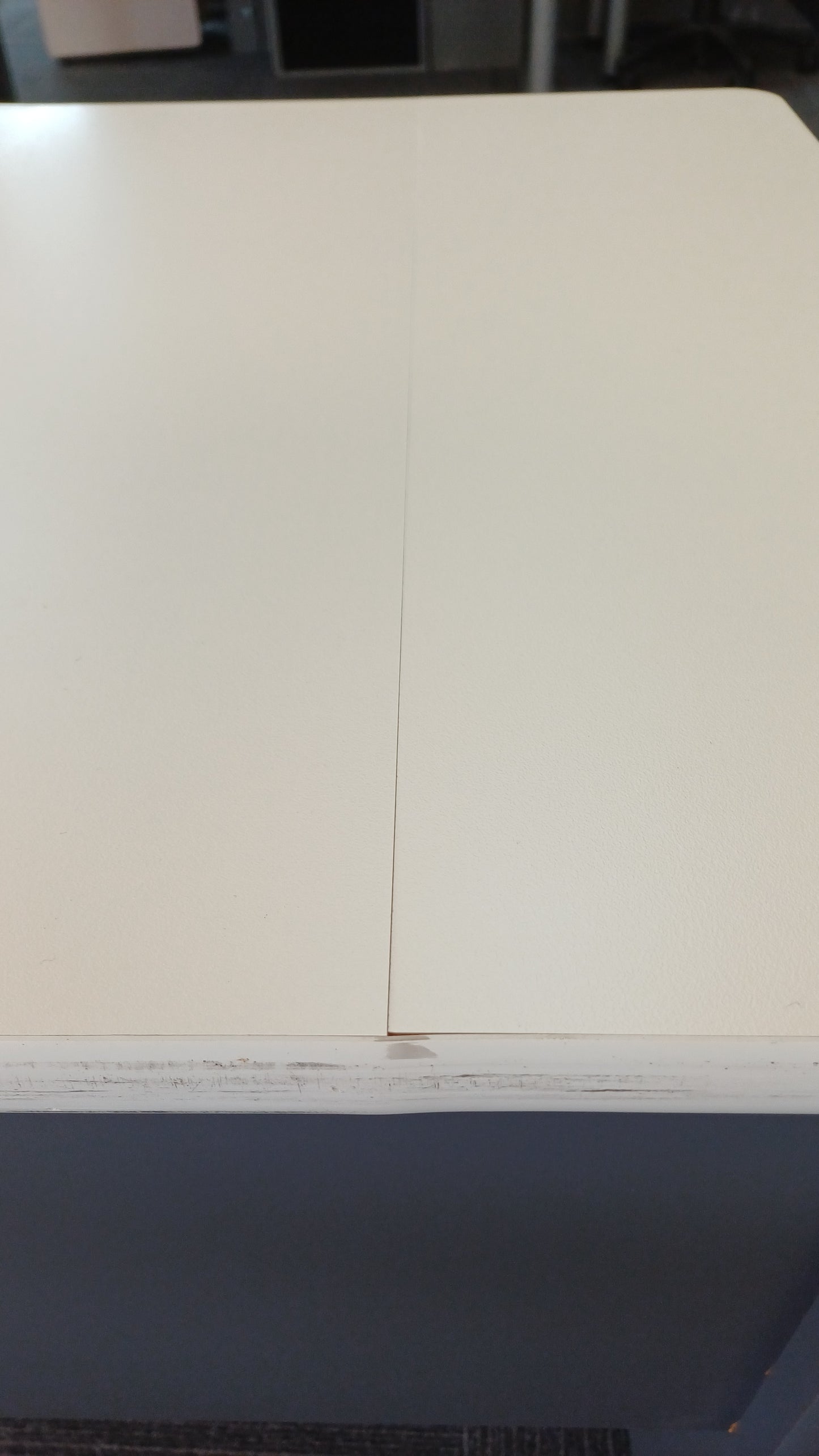 White L Shape Desk