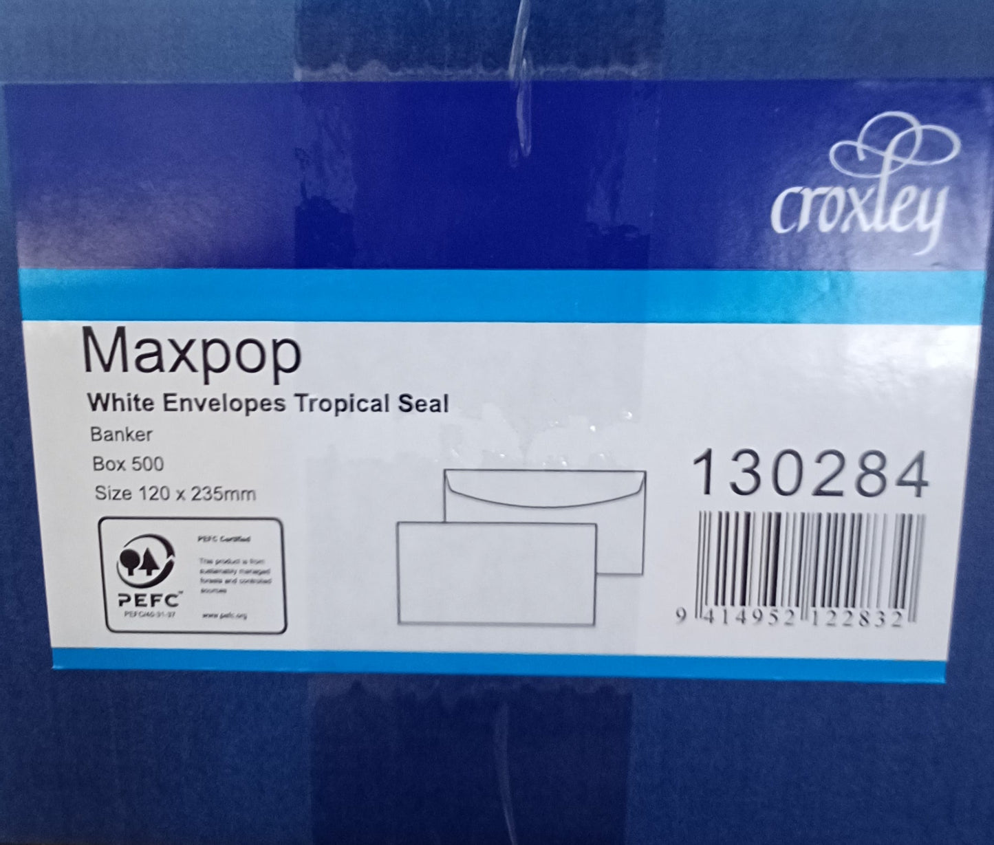 Maxpop White Envelopes
