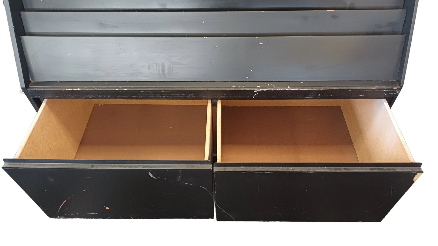 Black Display Shelf