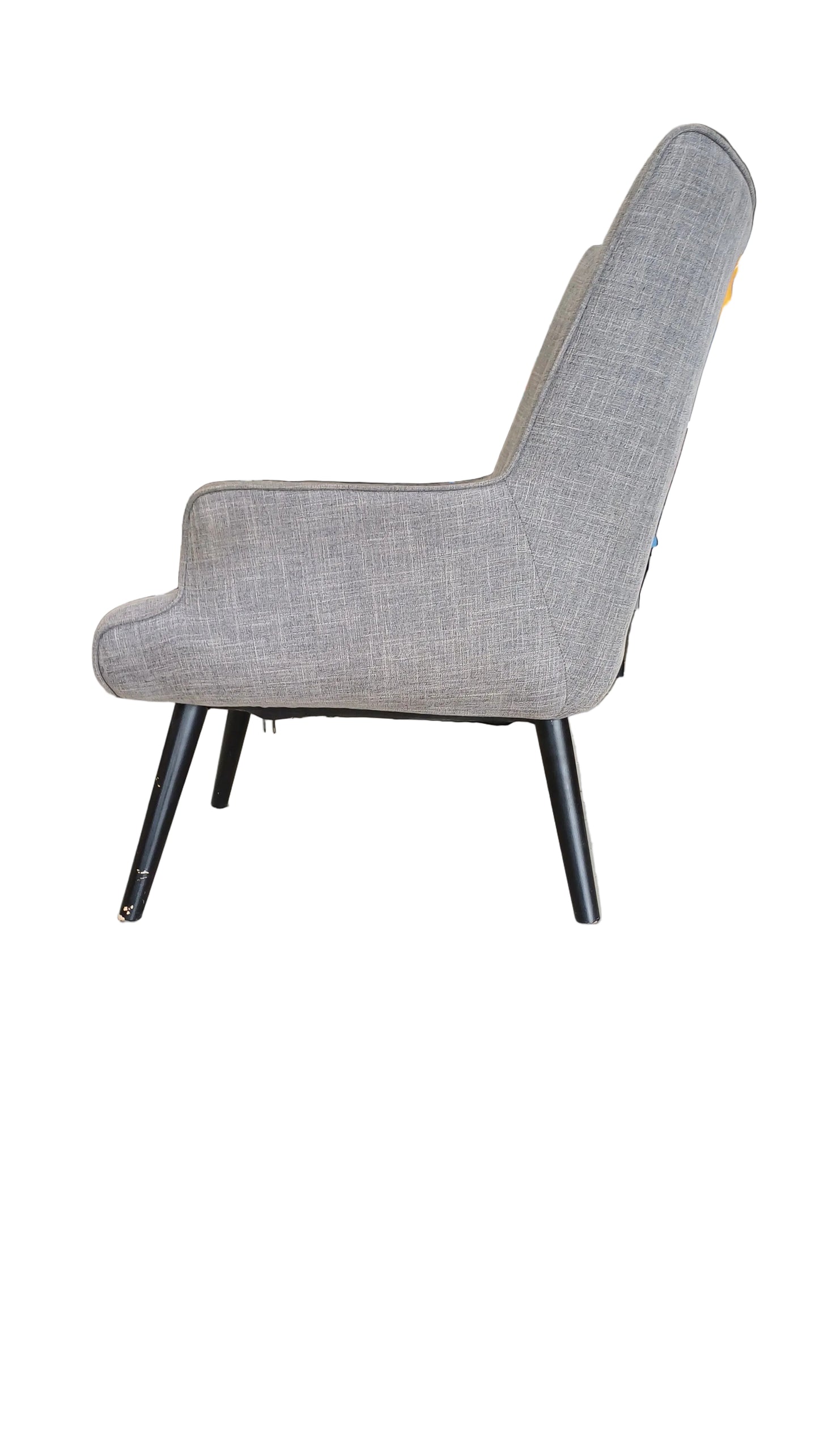 Mid-century modern wingback armchair