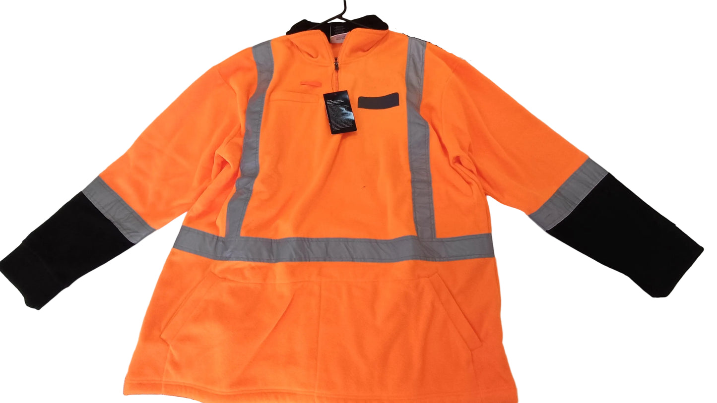 Robuck Day Night Polar Fleece Orange/Navy Size 5XL