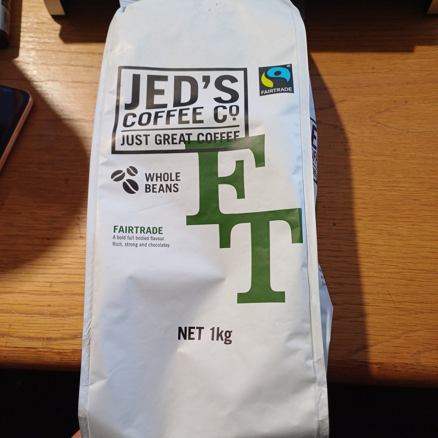 Jed's Coffee Co. Fairtrade Coffee Beans 1kg