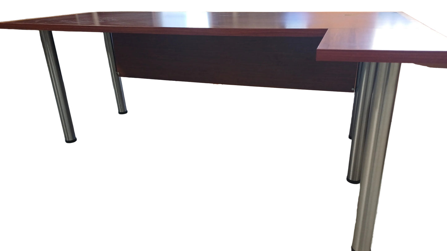 Straight desk with extension (2)