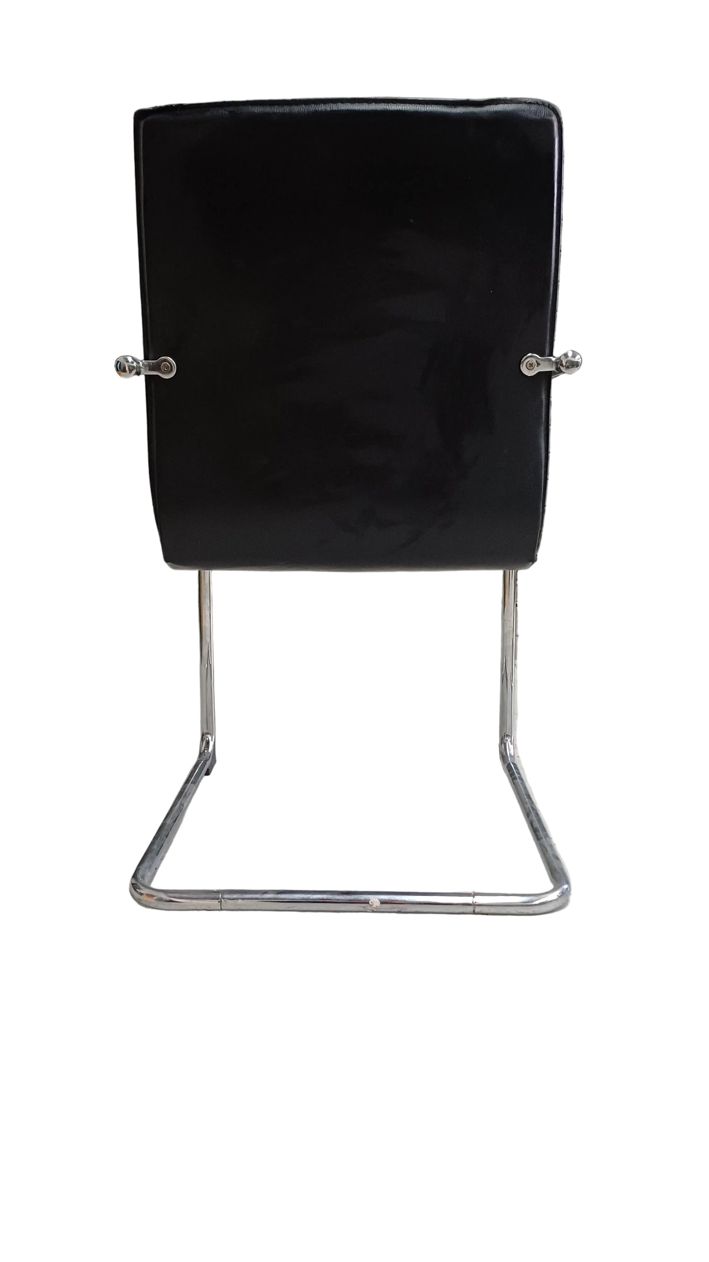 Black leather chair