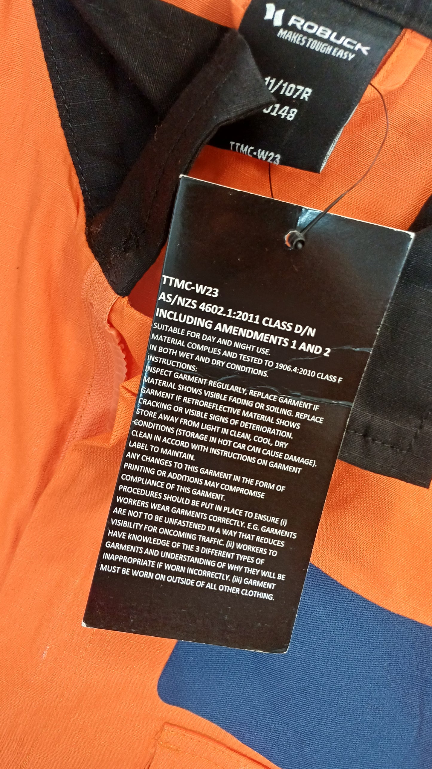 Robuck Cotton TTMC-W23 Overalls