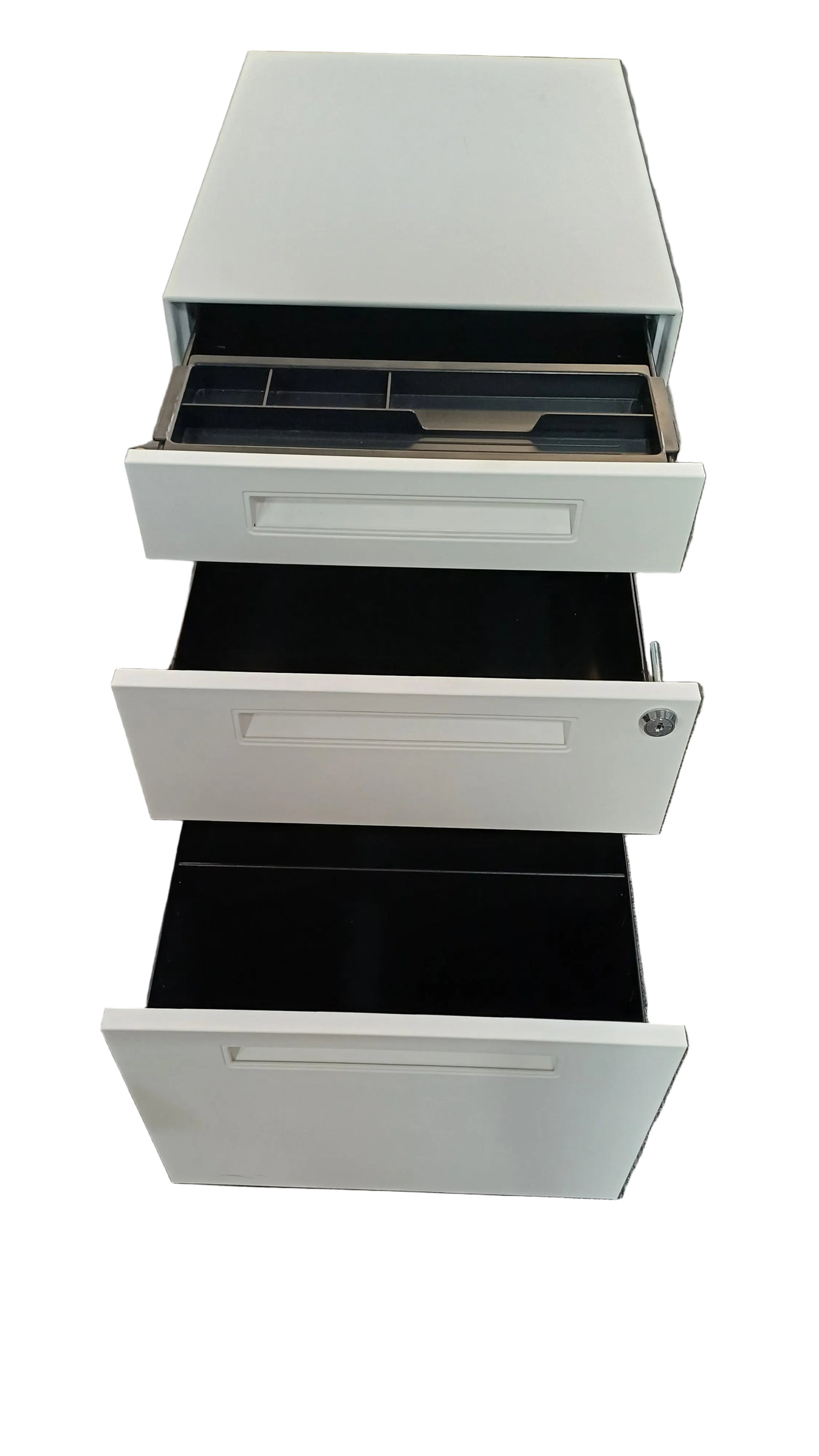 White 3 drawer set