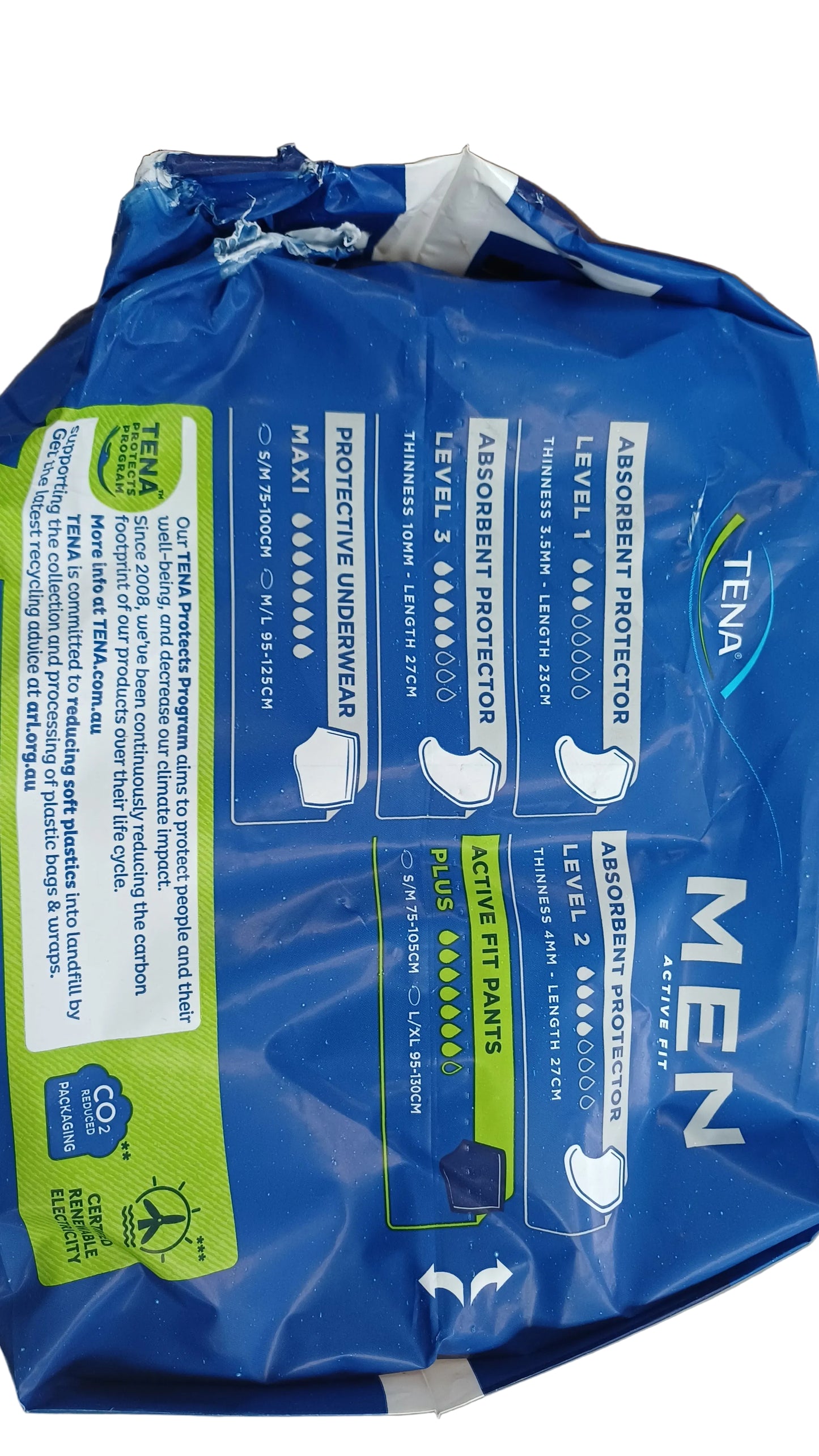 Tena Pants Men Plus Large 8 Pack