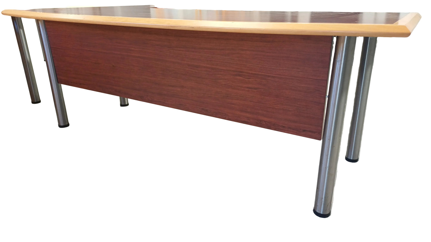 Straight desk with extension (2)