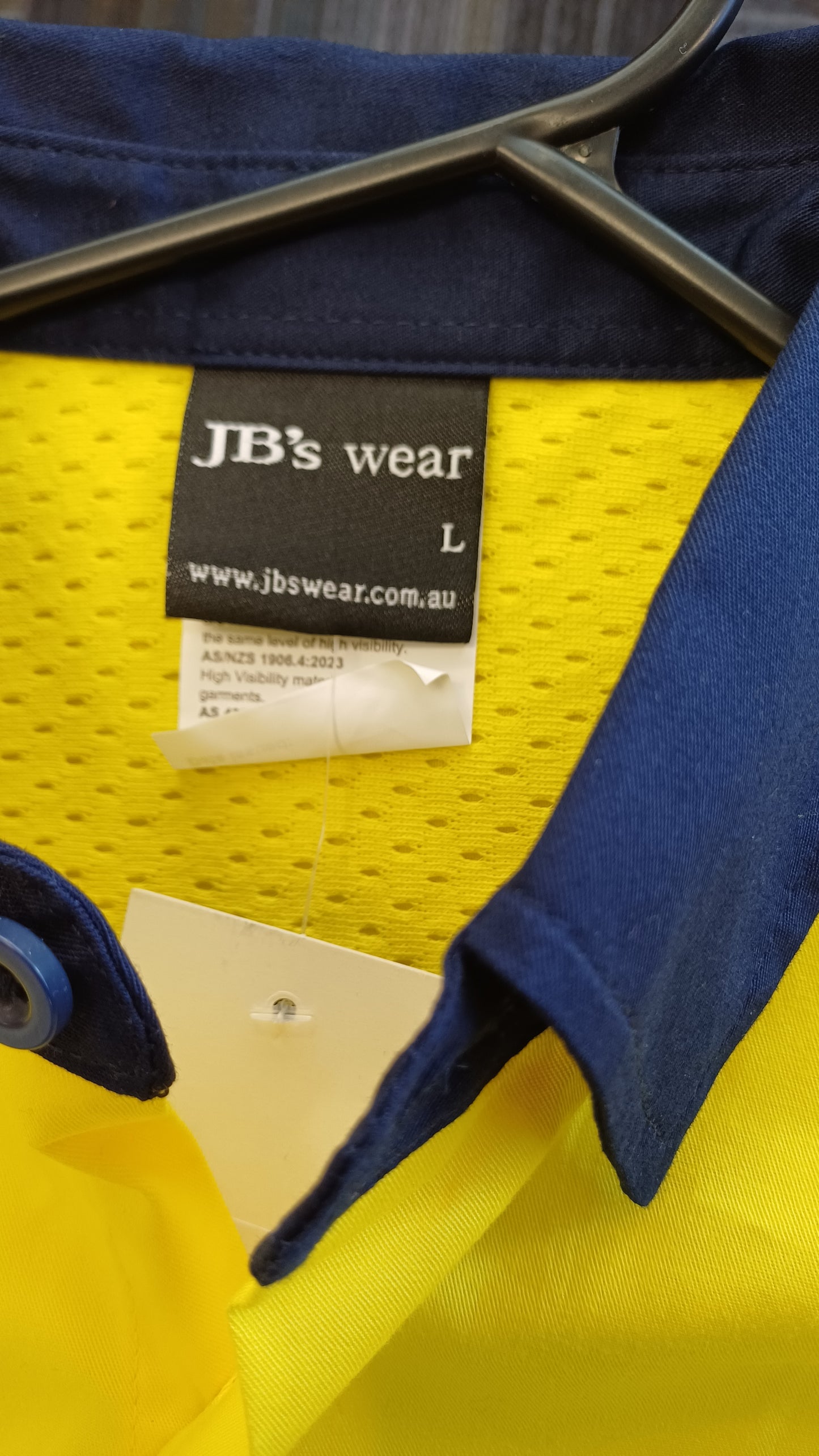 JB's Wear Hi-Vis Long Sleeve - Yellow [L]