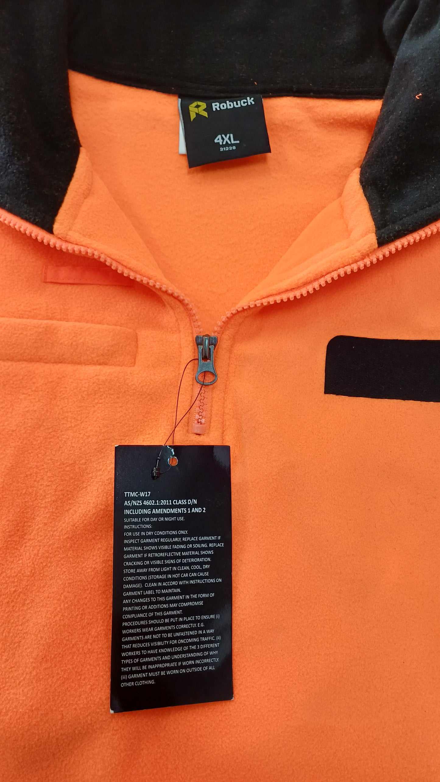 Robuck TTMC-W17 PolarFleece O/N 4XL