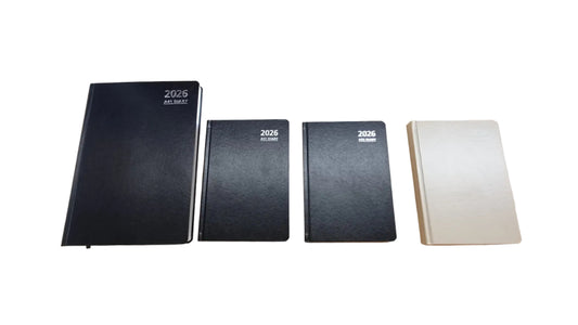 2026 Diaries Black/Beige/Blue