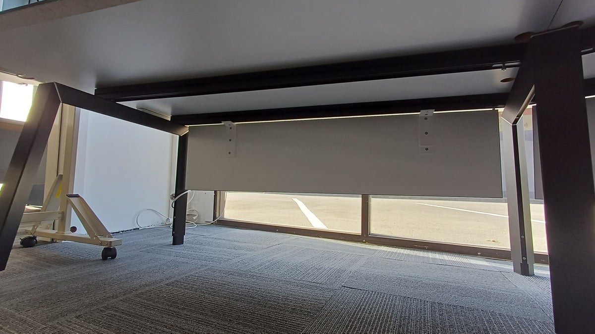 Boomerang shaped desk