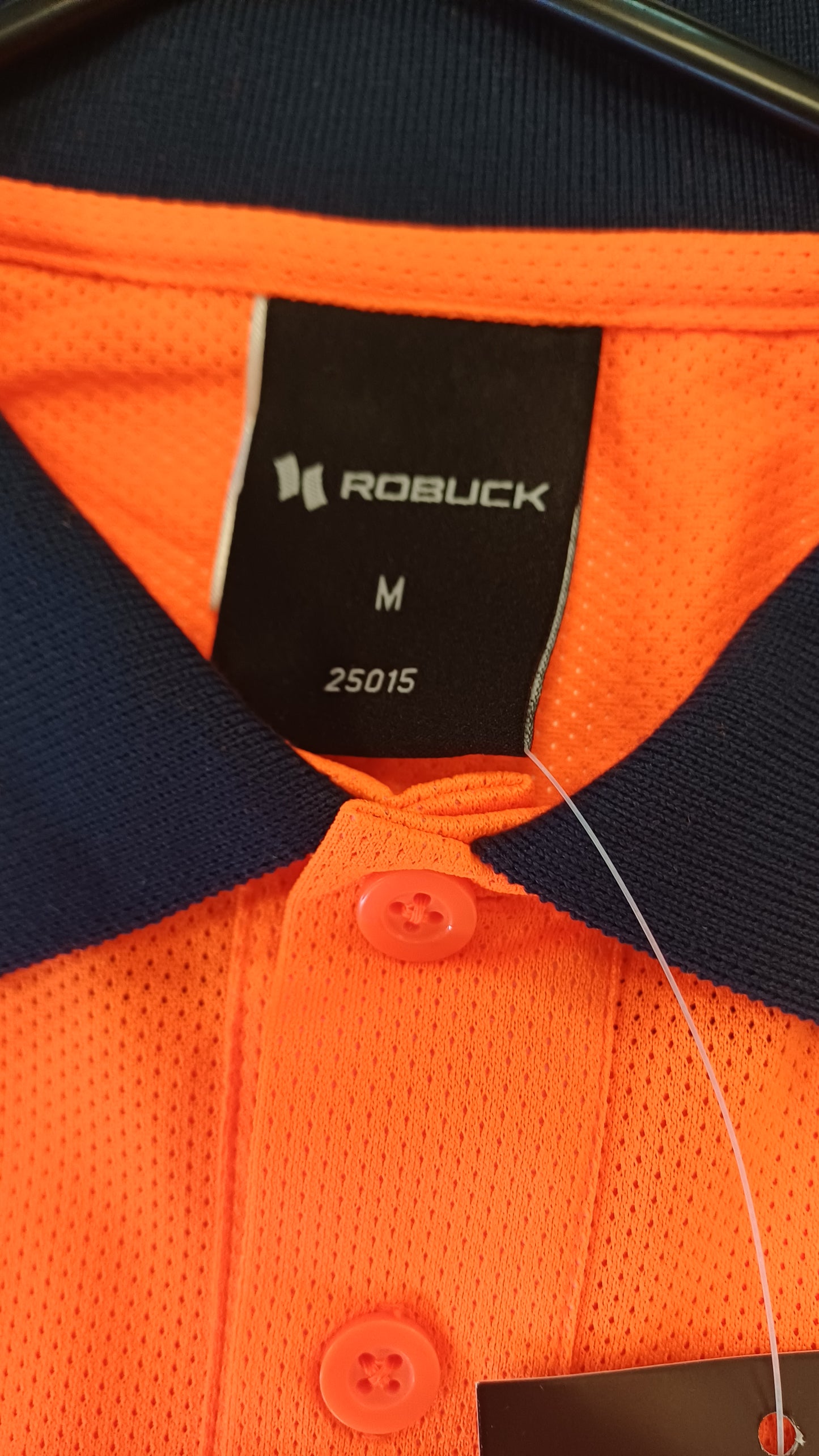 Robuck Men's Day/Night Short Sleeved Eyelet Polo M