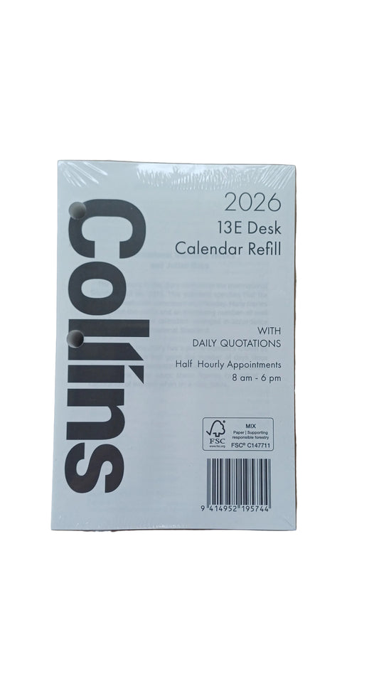 Colin's 2026 13E Calendar Refill