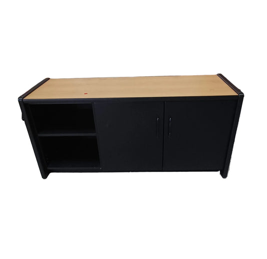 Black Cabinet with Cupboards