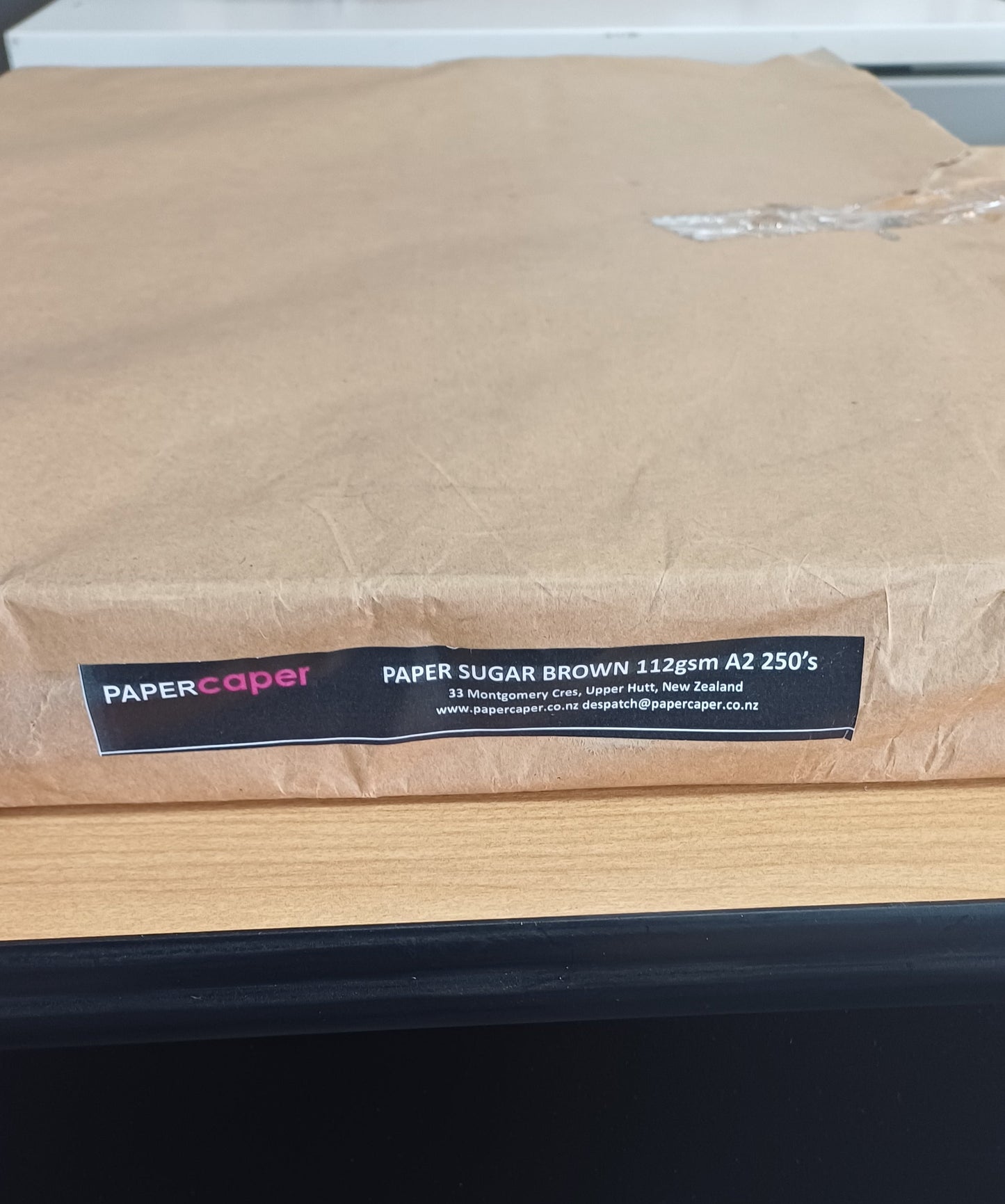 PaperCaper sugar brown 112gsm A2 250's