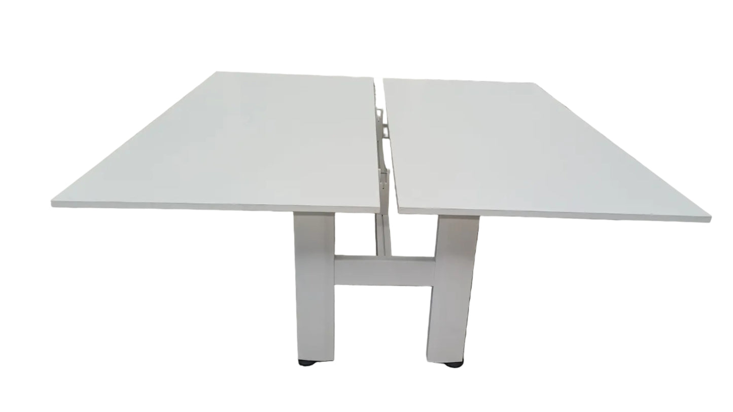 White Double Desk