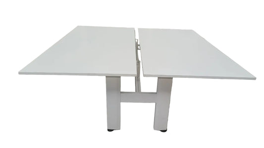 White Double Desk