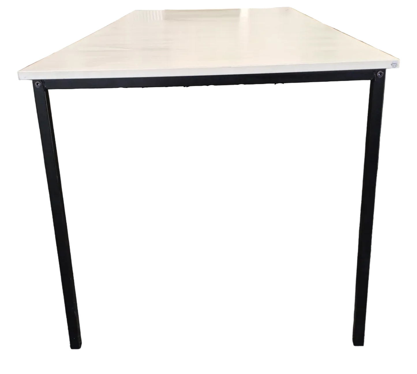 White Straight Desk