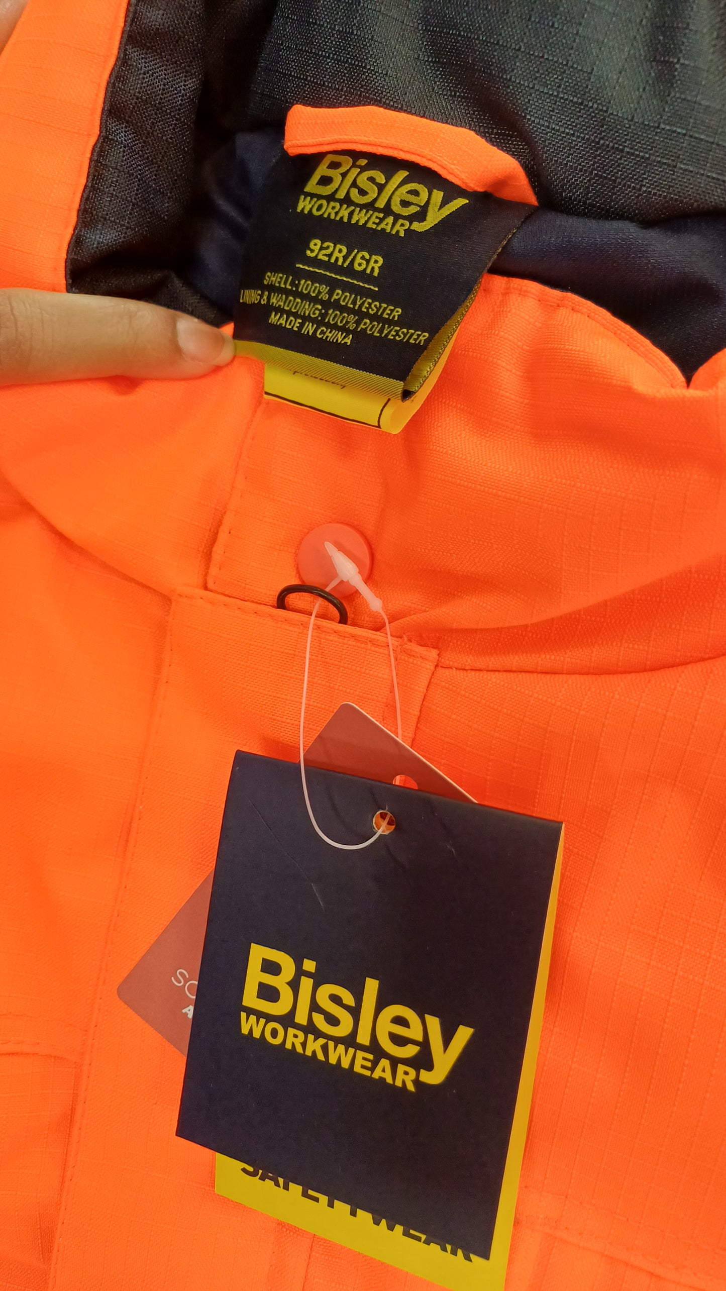 Bisley X Taped Two Tone Hi Vis Freezer Coverall 92R